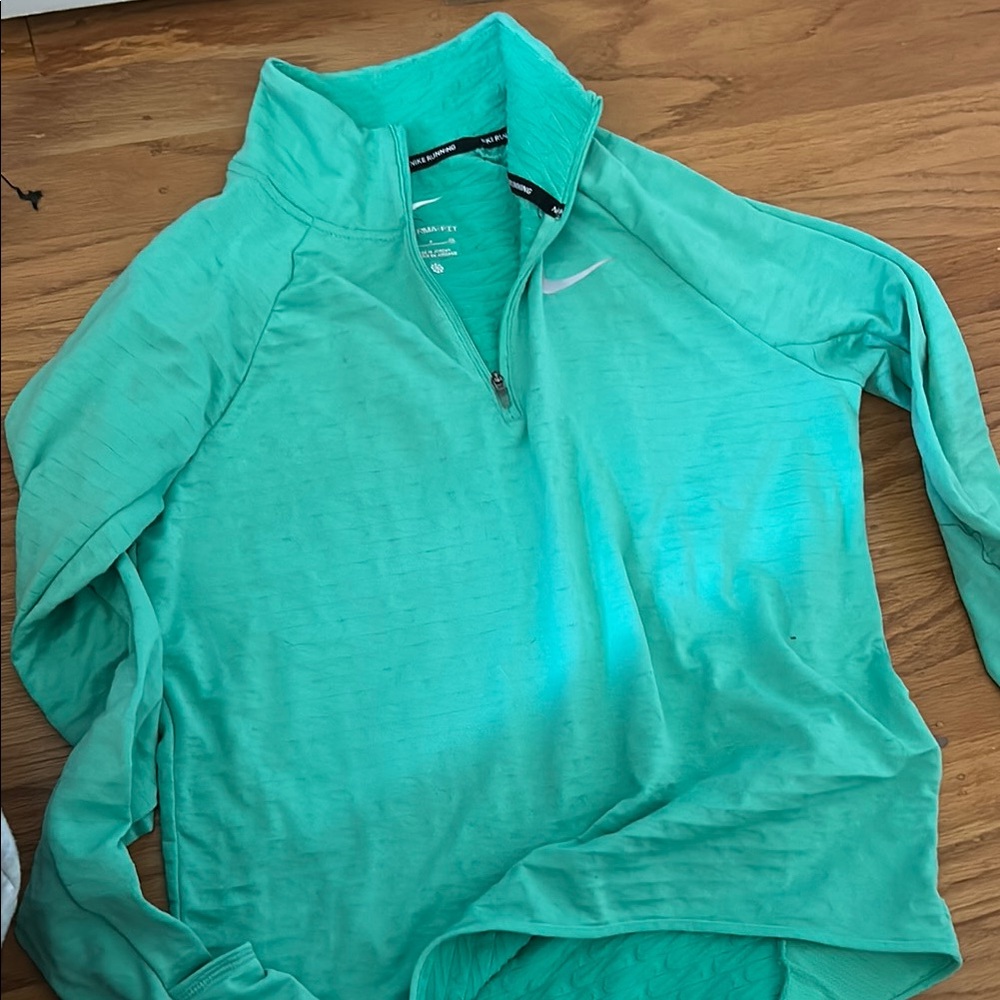 Nike Aqua Quarter-Zip Top